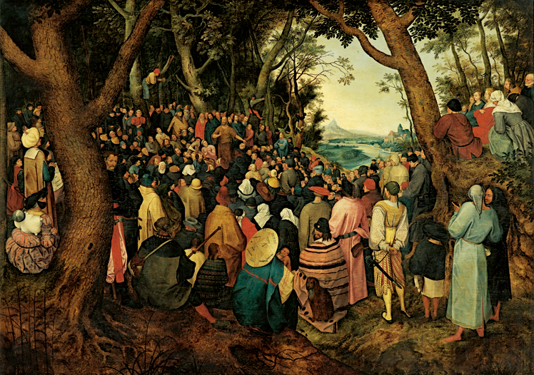  彼得·勃鲁盖尔 Bruegel Pieter—— 施洗约翰讲道